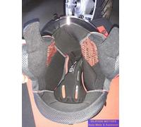 INTERNO CASCO Completo Clima Comfort Per JET NOLAN N40 / N40-5 Black Red TG XXL