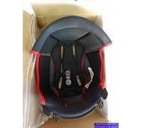 Interno Casco Imbottitura Cuffia NOLAN N104 / EVO / ABSOLUTE Black-Red - TG.XXS