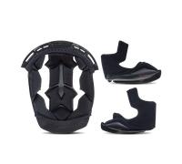 LS2 MX701 Explorer, fodera/cuscinetti per le guance XXL male Nero/Rosso