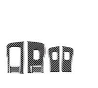 interno Cornice Auto Finestra Sollevatore Interruttore Sul Pannello Adesivo Per Tesla Per Modello Y 3 2017-2022 CON GUIDA A SINISTRA Trim Sticker(Look in carbonio)