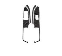 interno Cornice Per Ford Per Mustang 2015 2016 2017 2018 2019 Car Interior Porta Finestra Interruttore Di Controllo Della Copertura Trim Adesivo Trim Sticker(Rosso)