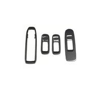 Interno Pannello Per Cadillac XT5 2016-2024 Accessori Decorativi In stile Fibra Di Carbonio In Plastica Interni Center Console Gear Door Trim Adesivi Copertura Trim(Windows control pane)