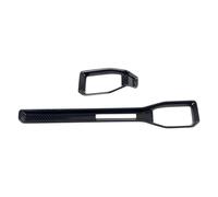 Interno Pannello Per Ford Per Mustang 2024 2025 Carbon Black Cruscotto Console Uscita Aria Vent Modanatura Copertura Trim ABS Accessori Auto 2 Pezzi Copertura Trim