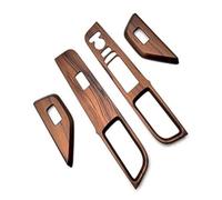 Interno Pannello Per Toyota Per Stepwgn Per Spada/Air 2022 2023 Auto Venature Legno Finestra Vetro Ascensore Pulsante Interruttore Copertura Trim Porta Pannello Copertura Trim(Yellow Wood Grain)