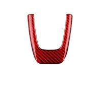 Interno Pannello Reale Duro Adesivo In Fibra Di Carbonio Per Fiat Per 500 Per Abarth 595 2012 2013 2014 2015 Car Interior Trim Decorazione Accessori Copertura Trim(Bottom Outer Red)