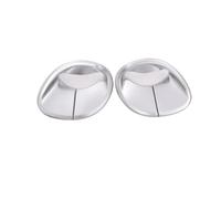 Interno Per Alfa Per Romeo Per Giulia 2017-20 ABS Cintura Di Sicurezza Decorazione Tappo Di Copertura Colonna B Cintura Di Sicurezza Trim Interni Copertura Pannello Centrale Auto(Silver)
