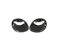 Interno Per Alfa Per Romeo Per Giulia 2017-20 ABS Cintura Di Sicurezza Decorazione Tappo Di Copertura Colonna B Cintura Di Sicurezza Trim Interni Copertura Pannello Centrale Auto(Carbon Fiber)