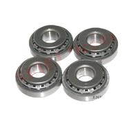 Interno Pignone Cuscinetto Affusolato Cono Set Di 4 Per Jeep Willys Asse Post.