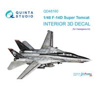 Interno Quinta Studio 1/48 F-14D stampato in 3D e colorato su carta...