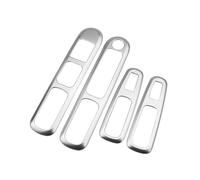 Interno Rivestimento Per Peugeot 3008 2013 2014 2015 2016 Finestra Automobile Sollevatore Pulsante Pannello Copertura Decorazione Adesivo Trim 4Pz ABS Cromato Accessori Interni Auto Telaio Decorativo