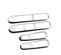 Interno Rivestimento Per Peugeot 3008 2013 2014 2015 2016 Finestra Automobile Sollevatore Pulsante Pannello Copertura Decorazione Adesivo Trim 4Pz ABS Cromato Accessori Interni Auto Telaio Decorativo