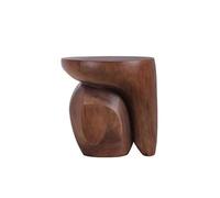 interoknack Wabi-Sabi - Tavolino vintage in legno massello, scultoreo retrò, tavolino per soggiorno, sala da tè e boutique Decor