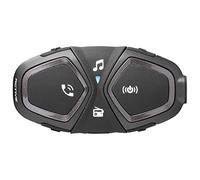 INTERPHONE ACTIVE - Singolo - Interfono Bluetooth da casco per comunicazione in moto, Fino a 4 motociclisti, Distanza massima 1Km, Autonomia 15 ore, Radio, MP3, GPS, Impermeabile IPX67.