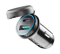 INTERPHONE adattatore a 12 V per presa accendisigari dotato di doppia porta USB Type A e Type C
