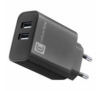 Interphone Cellularline Caricabatterie Double Usb 12w+12w