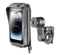 INTERPHONE - Kit Custodia Moto Waterproof Universale fino 7" con Supporto Cellul