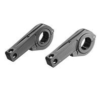 INTERPHONE - LEDLIGHTMOUNTUNIV - Adattatore Staffe Universale Paramotore da 22 a 30 mm Alluminio per Faretti LED