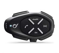 INTERPHONE LINK - Singolo - Interfono Bluetooth da Casco per Moto, Uso Pilota - Pilota, Distanza 300Mt, Autonomia Fino a 20 Ore, Mp3, GPS, Impermeabile, Universale.