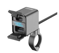 Interphone Cellularline Acchandlebar100w Power Outlet Usb Argento