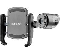 INTERPHONE QUIKLOX - Porta Smartphone Universale (da 3.5" a 7.5") con Attacco a Specchietto o Traversino, Sistema Modulare QUIKLOX, Supporto Porta Cellulare Moto, Aggancio Sgancio Rapido