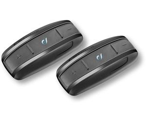 Interphone Shape Pacchetto doppio sistema di comunicazione Bluetooth, nero