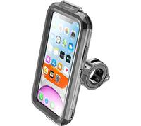 INTERPHONE SMIPHONE11 - Supporto Moto da Manubrio Tondo - Dedicato Iphone 11 - Antivibrazione - Antipioggia e Polvere - Funzionalità del Telefono con i Guanti - Rotazione 360
