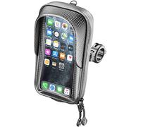 INTERPHONE SMMASTERPRO - Custodia per Moto Universale con Staffa snodata a morsetto - Impermeabile con ZIP per Manubrio Tondo da 12 a 32mm