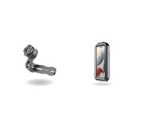 INTERPHONE SMQUIKLOXBRKMOUNT + SMQUIKLOXARMORCASE - Bundle Quiklox portatelefono per scooter - Aggancio-sgancio rapido vaschetta olio freni