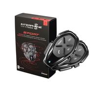 INTERPHONE SPORT - Doppio - Interfono Bluetooth da casco per comunicazione in mo