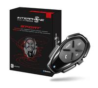 INTERPHONE SPORT Singolo Interfono Bluetooth da casco per comunicazione in moto