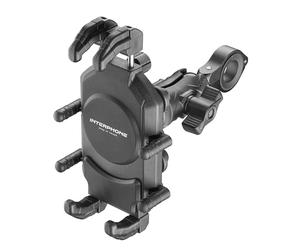 INTERPHONE - Supporto Crab Rugged Pro con Antivibrazione Premium, porta cellulare universale da manubrio per telefoni 5,4”-7,2”, fissaggio Sicuro e Resistente, con braccio snodato rinforzato