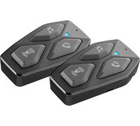 Interphone U-Com 3, sistema di comunicazione twin set male Nero