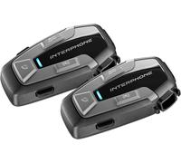 Interphone U-Com 8R, sistema di comunicazione twin set male Nero