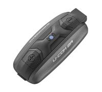 INTERPHONE UCOM2R - Interfono moto singolo con Bluetooth 5.1, ideale per comunicazione a 2 fino a 300m, con audio HD con speaker da 40mm e autonomia di 30h.