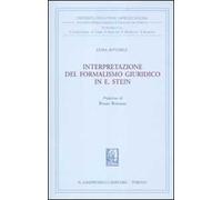 Interpretazione del formalismo giuridico in E. Stein