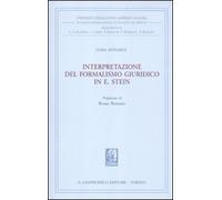 Interpretazione del formalismo giuridico in E. Stein