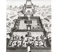 Interpretazione immaginaria del Tempio di Salomone Gerusalemme prima della sua distruzione da parte di Nabucodonosor II dopo l'assedio di Gerusalemme del 587 a.C. Dopo un'illustrazione in La G
