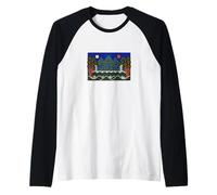 Interpretazione moderna del design coreano Sun Moon Five Peaks Maglia con Maniche Raglan