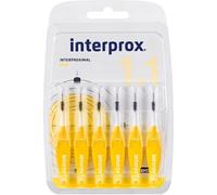 Interprox - Spazzole interdentali gialle, confezione da 6 pezzi
