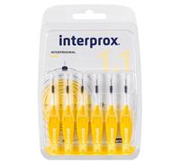 Interprox - Spazzole interdentali gialle, confezione da 6 pezzi