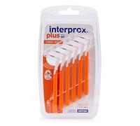 Interprox Plus, confezione da 6 spazzolini micro, da 0,5 mm, colore: arancione