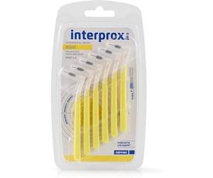 Interprox Plus Mini Scovolino Conico Angolato 1.4 mm 6 Scovolini Gialli