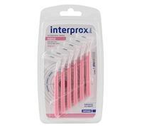 Interprox Plus - Spazzolino interdentale nano 0,7 mm, 6 pezzi, colore: rosa