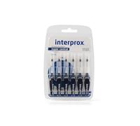 Interprox Super Conical 6 Scovolini Conici Blu, Anti-Placca e Anti-Carie, per spazi interdentali più ampi (misura PHD 2.0), particolarmente indicato per i denti anteriori.