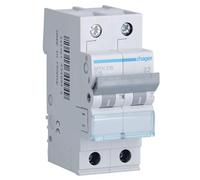Interruttore magnetotermico Hager 2P 16A 4,5KA C 2 moduli MYN216