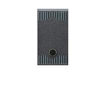 A.v.E. Interruttore con gemma 1 mod. 16Ax Nero