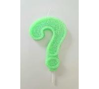 Interrogazione, Candela Compleanno a forma di Interrogazione "? ", Candela originale, Candele Compleanno Originali, Candela Decorazione Compleanno, Candele Compleanno Interrogante Colori Brillanti