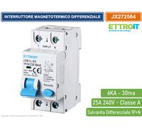 INTERRU. MAGNETOTER.I DIFFERENZ. SALVAVITA BARRA DIN 2 MOD. 1P+N 240V 30mA 6KA