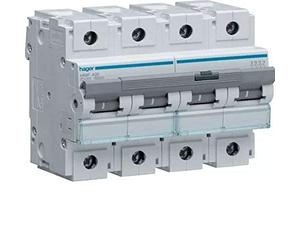 Interruptor automático magnetotérmico serie HM, 4P, 125A, curva C, 10KA