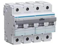 Interruptor automático magnetotérmico serie HM, 4P, 80A, curva C, 10KA